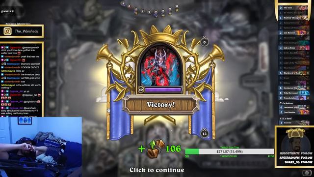 My NEW Frankenstein Warrior...Control, Enrage & BIG Inside One Deck! | Hearthstone смотреть онлайн