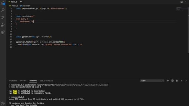 Create first GraphQL Server and Schema | Master GraphQL смотреть онлайн