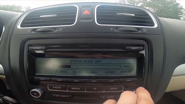How to Adjust Maximum Radio ON Volume in Volkswagen Golf VI ( 2008 - 2016 ) смотреть онлайн
