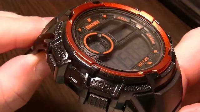 Skmei 1113 Orange. с AliExpress. Часы наручные. Обзор #romchik channel.mp4 смотреть онлайн