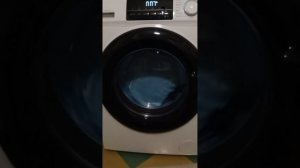 Haier HW60-BP10929A: СЛИВ ВОДЫ, ОТЖИМ, ПОЛОСКАНИЕ НА ПРОГРАММЕ «БЫСТРАЯ СТИРКА»