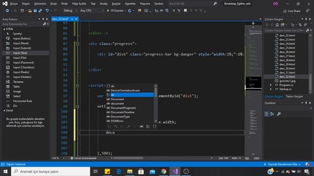 Bootstrap Dersleri -32- Progress Bar смотреть онлайн