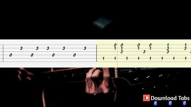 Gimme! Gimme! Gimme! - ABBA Guitar Tabs, Guitar Tutorial (Fingerstyle) смотреть онлайн