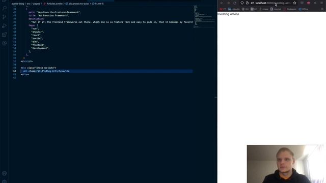 Build a blog with Svelte | Svelte Tutorials смотреть онлайн