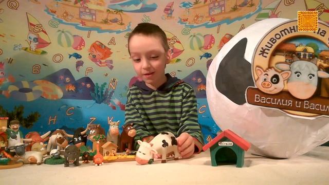 Животные на ферме Василия и Василисы. Ферма от ДеАгостини. My Animal Farm by De Agostini смотреть онлайн