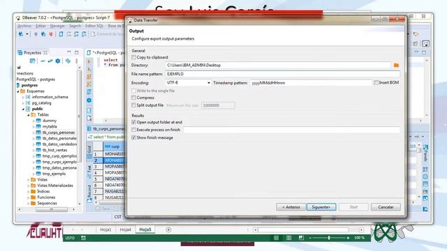 Exportar Datos con DBeaver de PostgreSQL смотреть онлайн