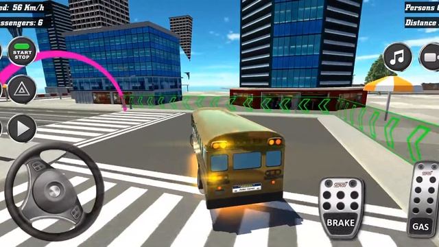 City School Bus Driving Simulator Coach Bus Games | Bus Driving School : Bus Games смотреть онлайн