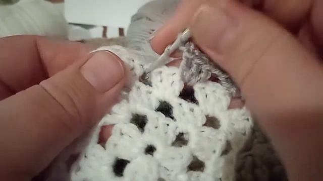 Бабушкин квадрат, афганский квадрат. мотив для пледа с эффектом 3Д смотреть онлайн