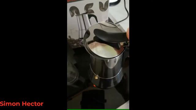 Espresso Maker, Premium Electric Espresso Maker, Stainless Steel, 300 Ml, 6 Cups