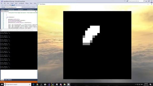 Neural network for written number recognition (C++) смотреть онлайн