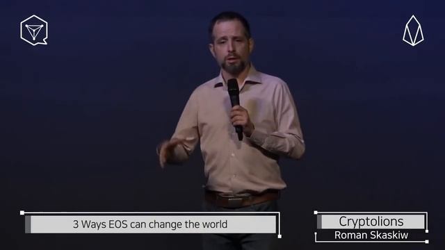 Three Ways that EOS can change the world. Roman of CryptoLions at EOS CC. смотреть онлайн
