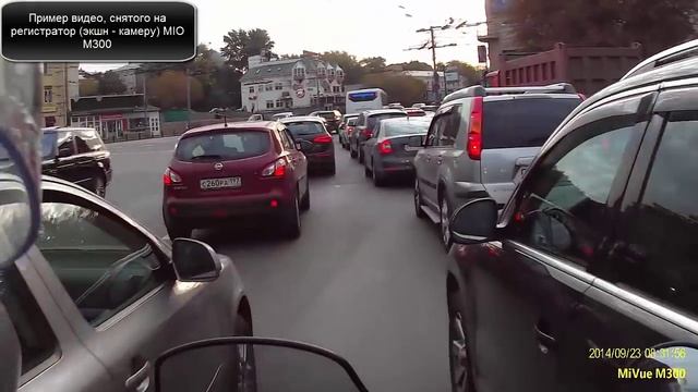 MIO M300 - пример видео с мото смотреть онлайн