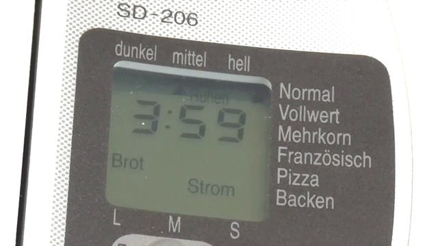 Produkt Test PANASONIC SD206 Brotbackautomat -  DIY How To Make Your Own Bread