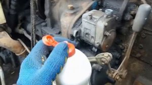 Замена масла в топливном насосе трактора ЮМЗ 6