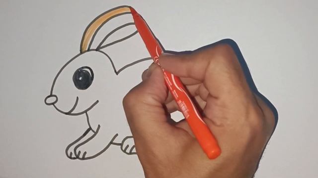 How To Draw A Rabbit For Kids / Как нарисовать кролика для детей / Cómo dibujar un conejo para niño смотреть онлайн
