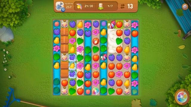 GardenScapes Level 257 Walkthrough смотреть онлайн