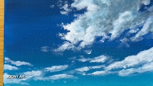 Easy way to Draw a Seascape / Acrylic Painting for Beginners смотреть онлайн