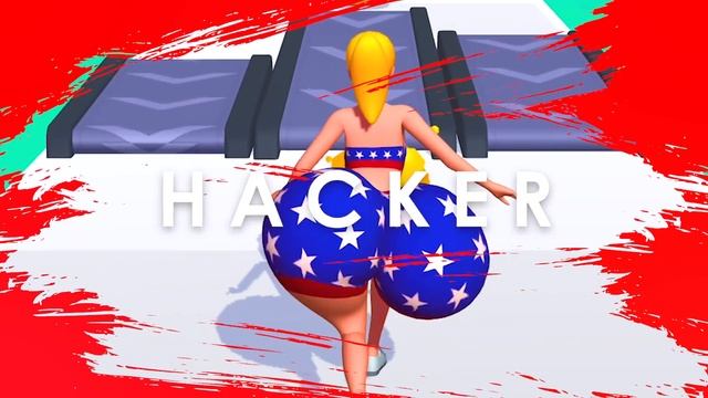 Twerk Race 3D - NOOB vs PRO vs HACKER vs GOD смотреть онлайн