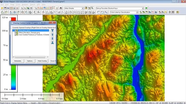 Working with Terrain Data in Global Mapper смотреть онлайн
