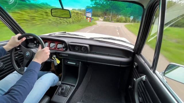 BMW 2002 Turbo - Driving Video - Full Restoration By Oldenzaal Classics