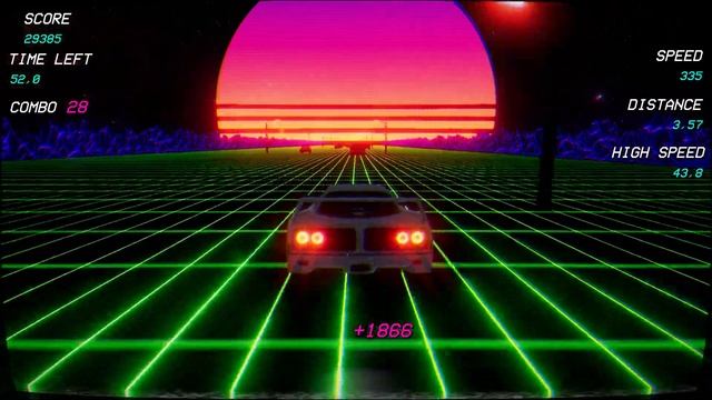 Retrowave | Achievement: Time Attack Expert - Reach 50.000 Score In Hard