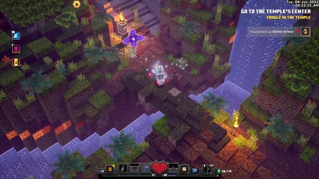 ? Minecraft Dungeons [#42: Island Realms - Overgrown Temple] смотреть онлайн