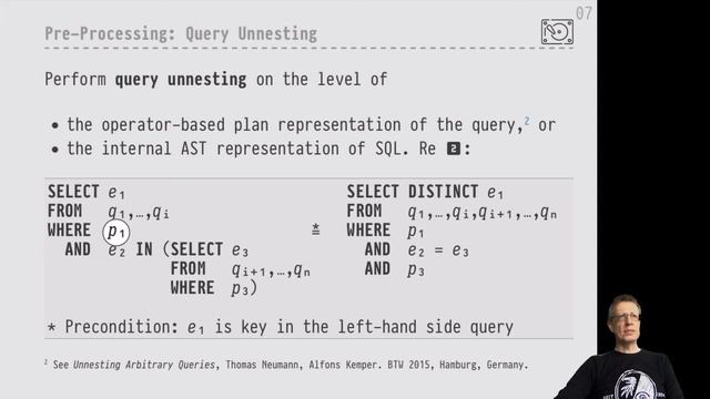 DB2 — Chapter #14 — Video #79 — Query normalization and unnesting смотреть онлайн