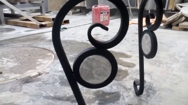 Стол из натурального камня мрамор Имперадор Сильвер смотреть онлайн