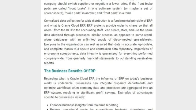 What Is Oracle Cloud ERP? || The Exactly Information For Tech Knowledge смотреть онлайн