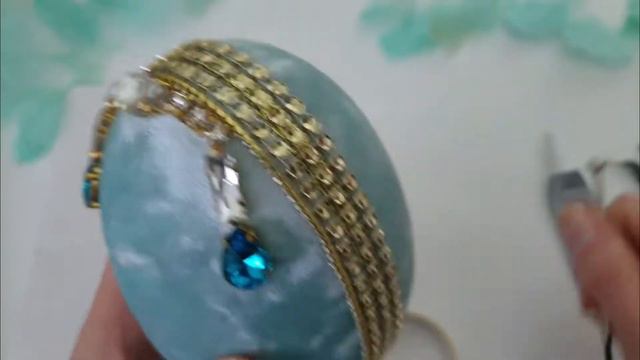 Fabric Easter Egg with rhinestones DIY смотреть онлайн