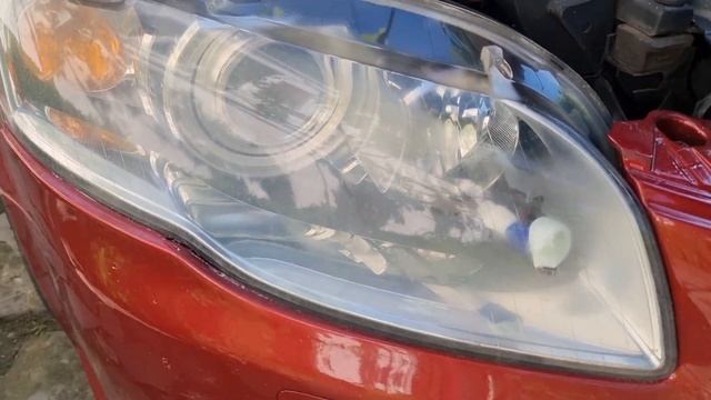 Audi A4 B7 cleaning inside of headlight without unmounting смотреть онлайн