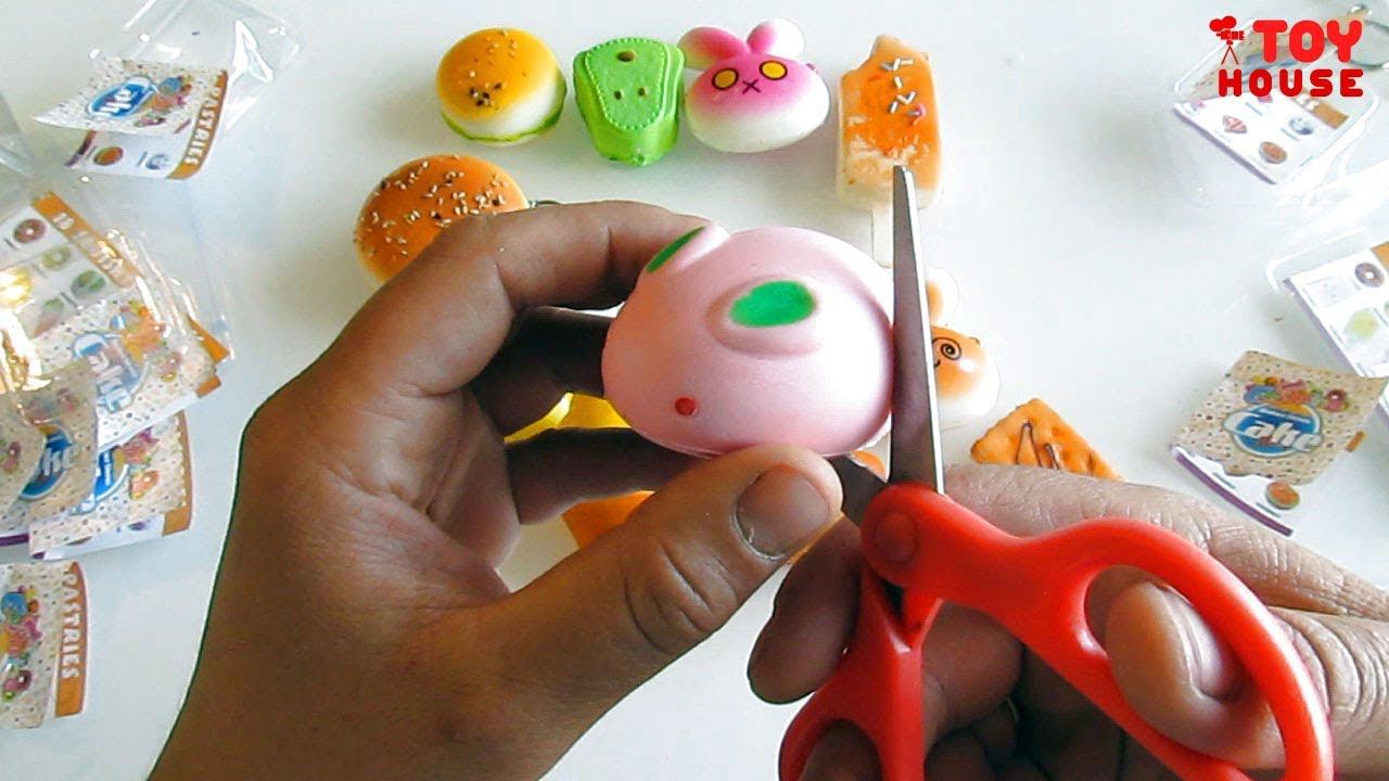 Открываю много милых разных СКВИШИ игрушки антистресс кавайные Squishy.