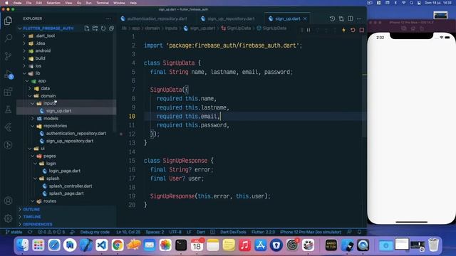 Flutter - Firebase Authentication - 07 (Registro email/password - parte 1) смотреть онлайн