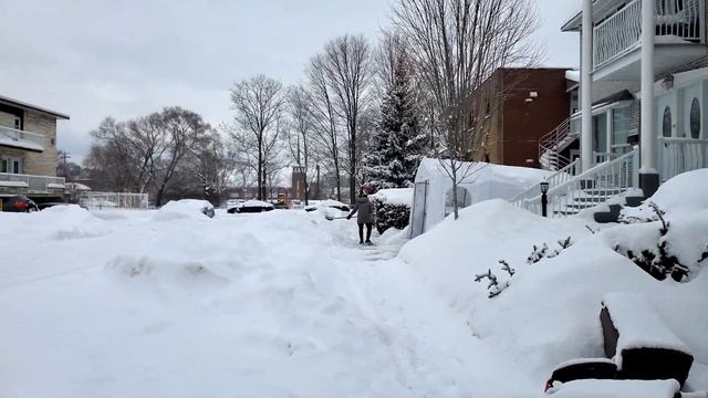 Walking In Montreal, Quebec, Canada - Cartierville Neighborhood
