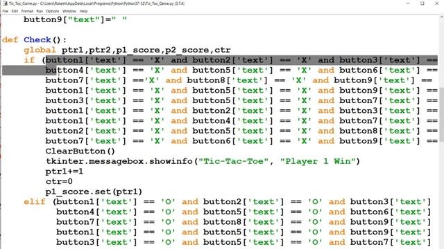 Python Project #4: GUI Tic-Tac-Toe Project Using Python смотреть онлайн
