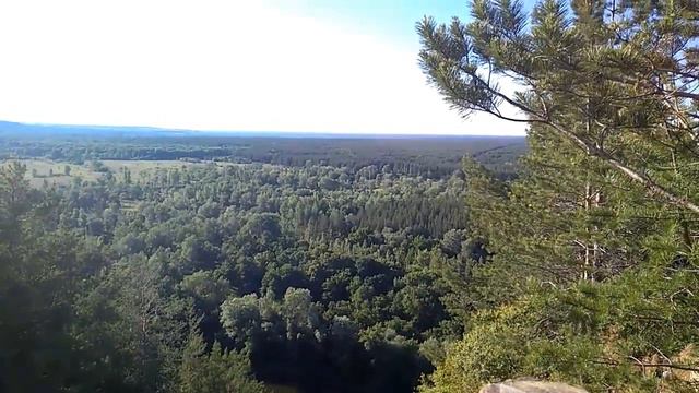 Святогорск, вид с мелового утеса смотреть онлайн