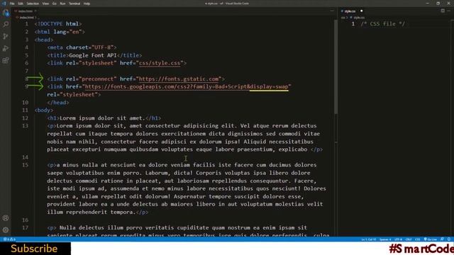How to work with Google Font API v2 | CSS Explained | #smartcode смотреть онлайн