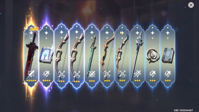 Genshin Impact 50 круток стандарта в ожидании Фуррины