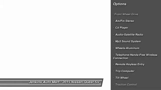 2015 Nissan Quest SV Lakeland FL 33813 смотреть онлайн