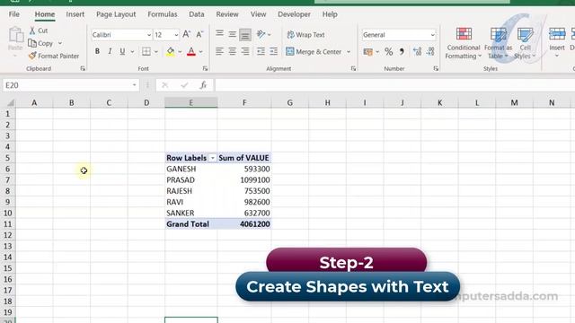 Pivot Table Trick in Excel Telugu || Using Pivot Table with Format Options || Computersadda.com смотреть онлайн