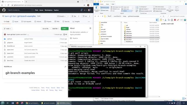 How to cancel or undo git pull merge conflicts смотреть онлайн