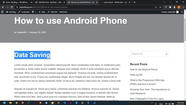 WordPress Post(Paragraph,Image,List) | in Amharic | Yegna-Tech | WordPress Tutorial Part 12 смотреть онлайн