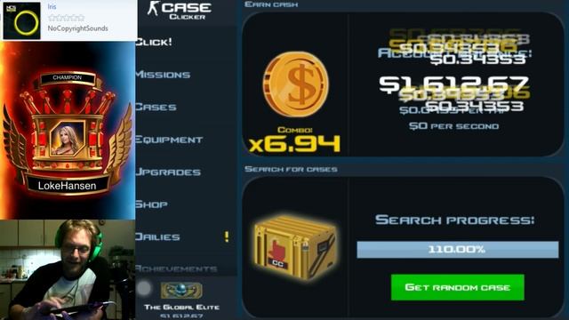 Case Clicker Campaign #119 | Tapping some Cash | CS GO Clicking Game смотреть онлайн