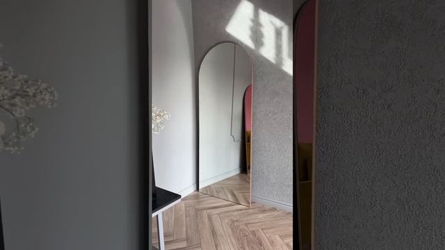 Арочное зеркало на деревянной подложке смотреть онлайн