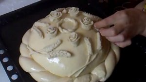 Украшение свадебного каравая 2
