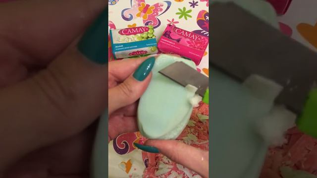 ASMR/АСМР Резка мыла Camay🌺🍇 смотреть онлайн
