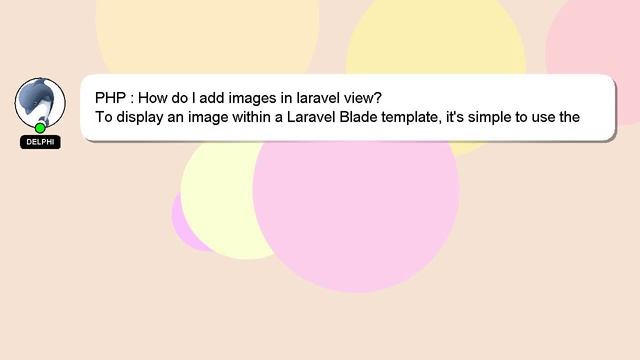 PHP : How do I add images in laravel view? смотреть онлайн