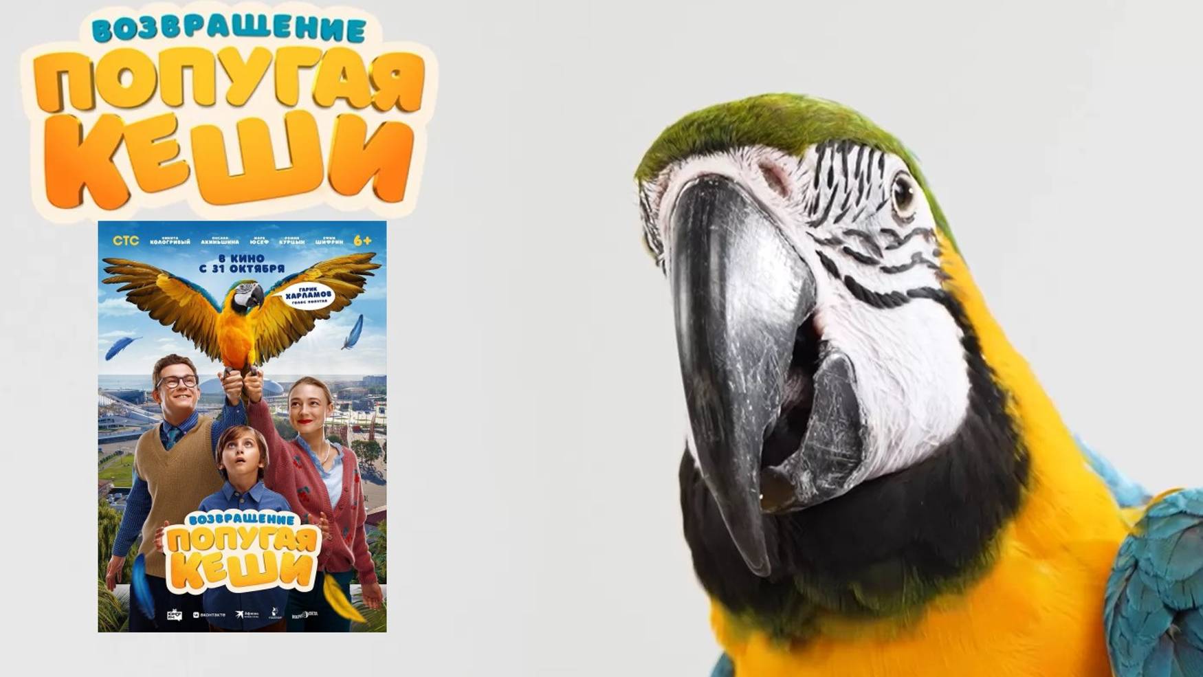 Возвращение попугая Кеши - Тизер-трейлер (2024) смотреть онлайн
