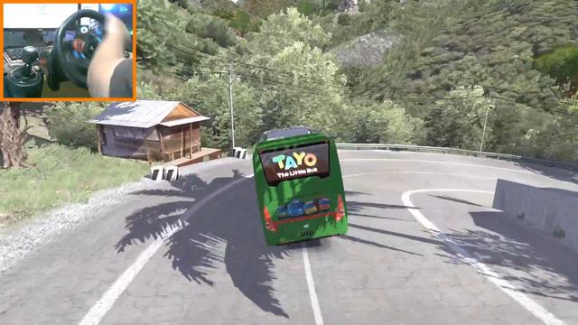 Tayo Drift, The Little Bus Drifting 😂😂😂 - Euro Truck Simulator 2 смотреть онлайн