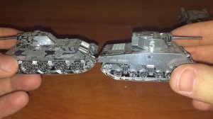 Посылка с Китая, AliExpress! 3D металлический пазл танк!